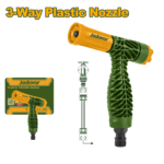 JADEVER Plastic Trigger Nozzle – 2-in-1 Adjustable Garden Spray Nozzle (JDNE7E34)