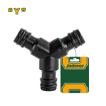 JADEVER Plastic Y Hose Connector – 3-Way Garden Hose Splitter with Quick Connect (JDQC7E34)