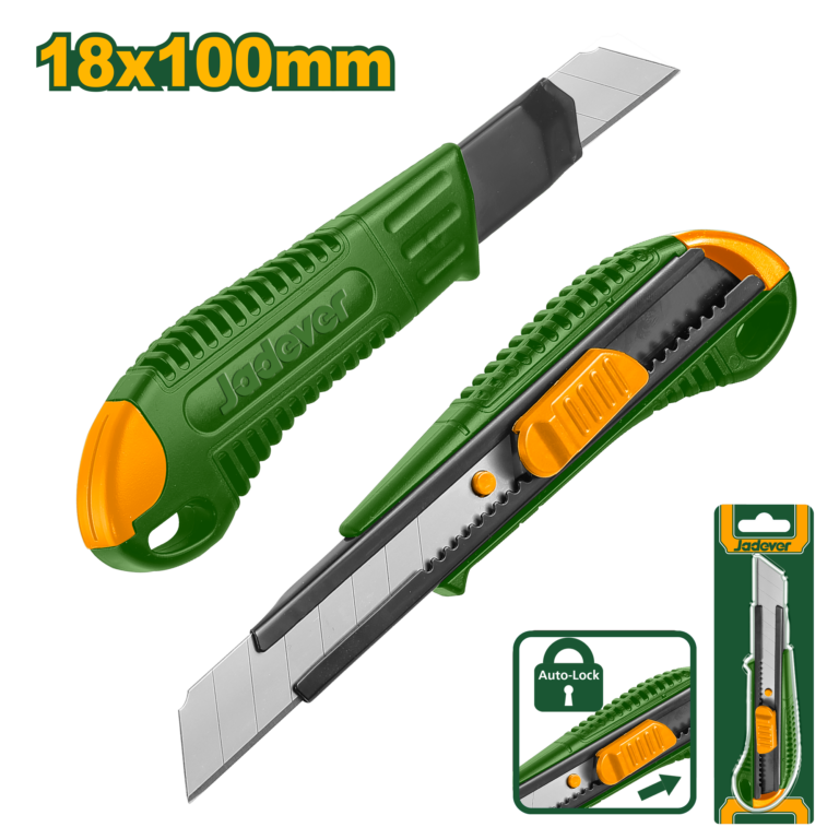 JADEVER Snap-Off Blade Knife 18mm – Utility Knife (JDSK3918)