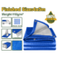JADEVER PE Tarp Sheet 4×5m – Waterproof Heavy Duty Protective Tarp (JDTQ1145)