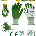 JADEVER Latex Gloves XL – Latex Coated Safety Work Gloves (JDXG3802)