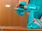 TOTAL 148 Pcs Tool Set with 12V Cordless Drill – Complete Home & Workshop Kit (THKTHP41487) - Image 3