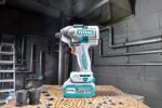 TOTAL 396 Pcs Tool Chest Set with 20V Brushless Impact Wrench 850Nm – Professional Rolling Tool Cabinet (THPTCS83962) - Image 6