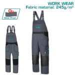 TOTAL Work Overalls – Heavy Duty Bib & Brace Workwear (TSP6033)