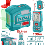 TOTAL Laser Level & Distance Measuring Kit – Green Laser Level with 100m Laser Distance Meter (TOSLL0502)