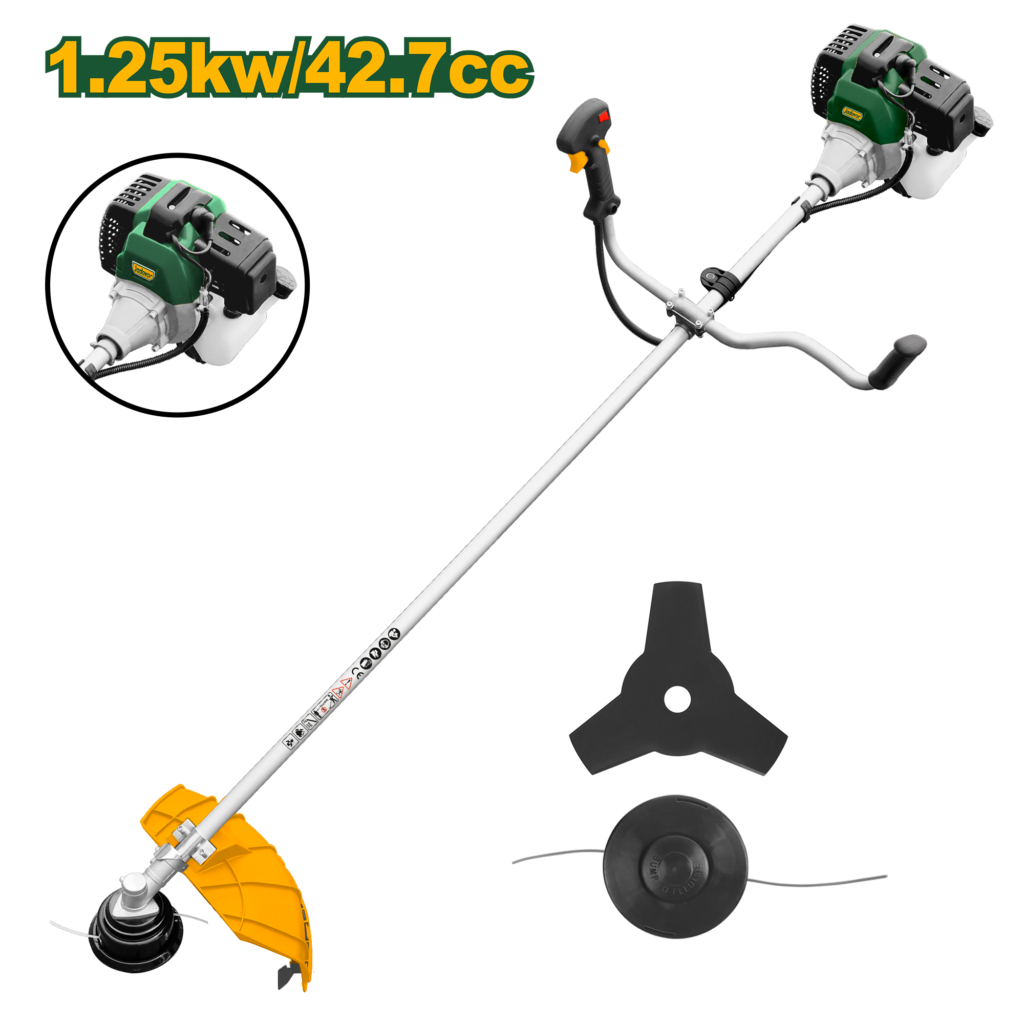 JADEVER 42.7cc Gasoline Grass Trimmer & Brush Cutter – 1.25kW 2-Stroke Engine (JDGM1543)