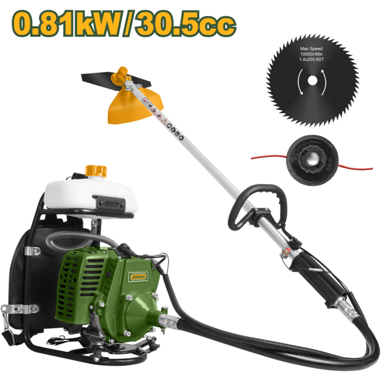JADEVER 30.5cc Gasoline Grass Trimmer & Brush Cutter – 0.81kW 2-Stroke Engine (JDGM2A30)