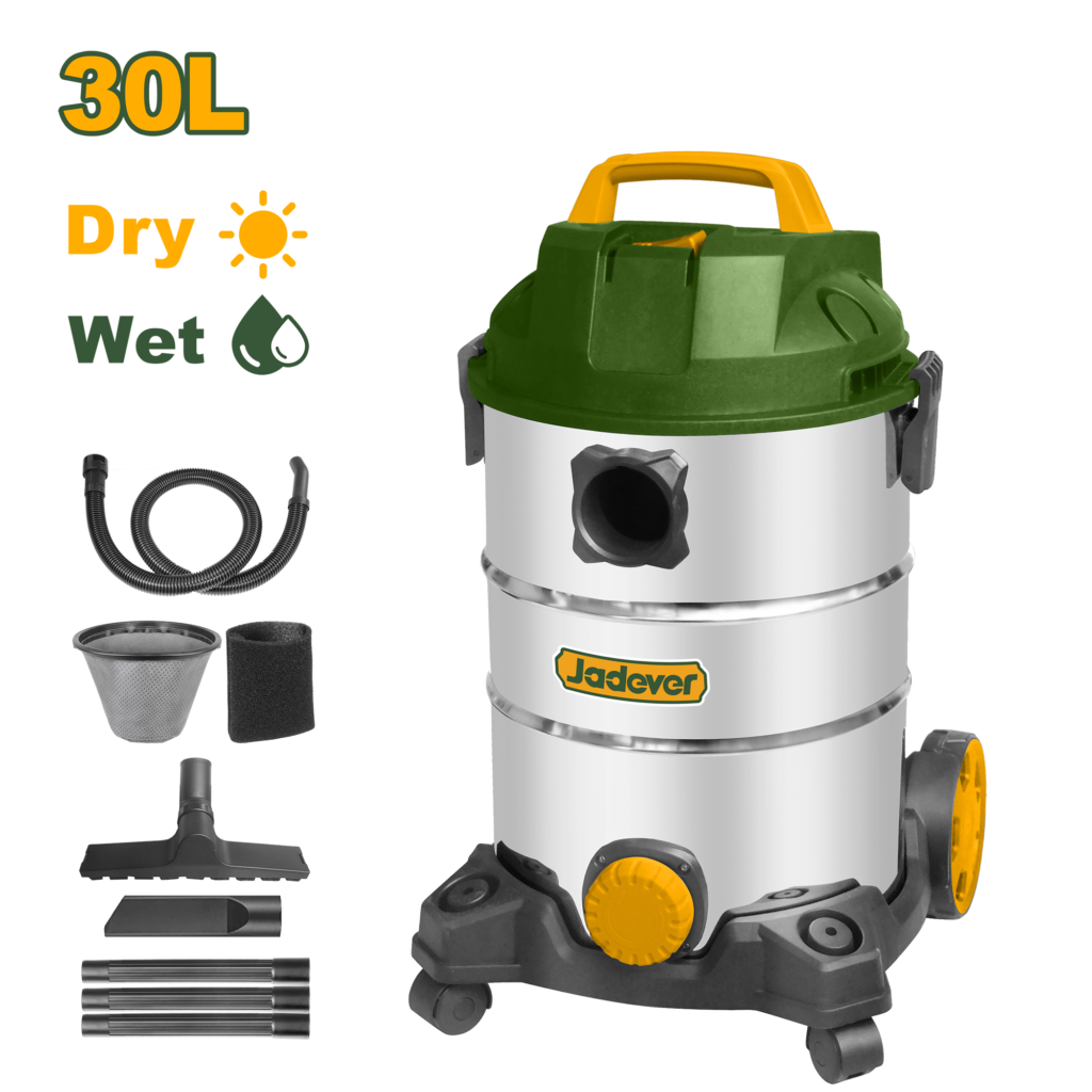 JADEVER 30L Wet & Dry Vacuum Cleaner with Blower – 1200W, 18kPa (JDVR4A30)
