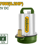 JADEVER 12V DC Submersible Water Pump – 170W, 50L/min Clean Water Pump (JDWPQDC12)