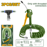 JADEVER Plastic Air Blow Gun Set with PU Air Hose & 8mm T-Fitting (JDGA6434)