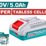 بطارية ليثيوم شحن P20S ‏20 فولت 5.0 أمبير – Super Tabless Cells مع مؤشر LED من توتال (TFBLI2125)