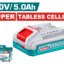 TOTAL P20S Lithium-Ion Battery Pack with Super Tabless Cells & LED Indicator 20V | 5.0Ah (TFBLI2125)